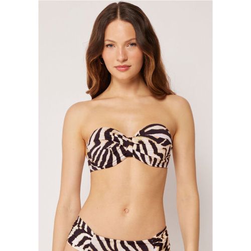 Haut de maillot bandeau Savannah Zebra Taille M / 3 - Calzedonia - Modalova