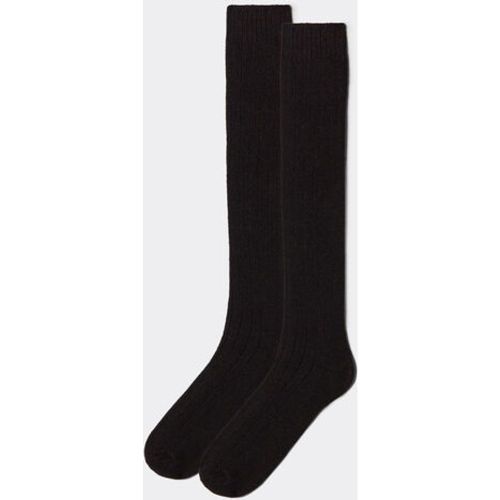 Chaussettes longues côtelées avec laine et cachemire Taille 40-41 - Calzedonia - Modalova