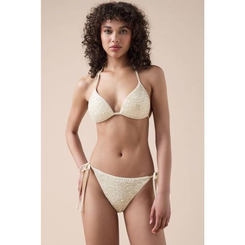 Bas de Maillot de Bain à lanières Sequin Net Taille S - Calzedonia - Modalova