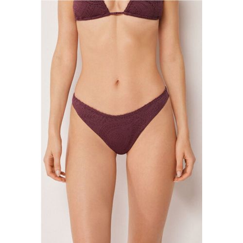 Bas de Maillot de Bain Brésilien Precious Jacquard Taille M - Calzedonia - Modalova