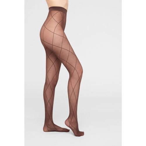Collant voile à losanges Taille XL - Calzedonia - Modalova