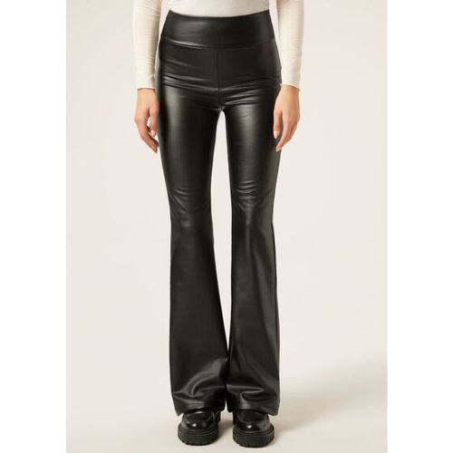 Pantalon Pattes d’éléphant Polaires Effet Enduit Taille M - Calzedonia - Modalova