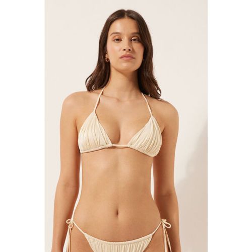 Haut de Maillot Triangle Rembourrage Amovible Shiny Satin Taille XS / 1 - Calzedonia - Modalova