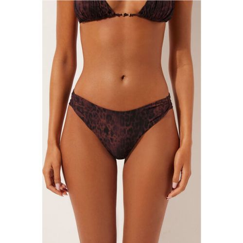 Bas de bikini brésilien Dark Animalier Taille XS - Calzedonia - Modalova