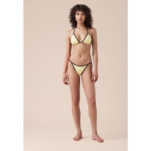 String de bain Bicolor Piping Taille TAILLE UNIQUE - Calzedonia - Modalova