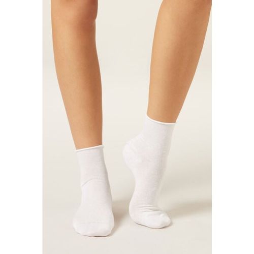 Chaussettes Courtes avec du Lin Sans Bordure Taille 36-38 - Calzedonia - Modalova