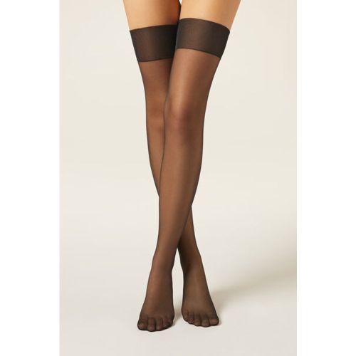 Bas Voile 20 Deniers pour Porte-Jarretelles Taille M/L - Calzedonia - Modalova