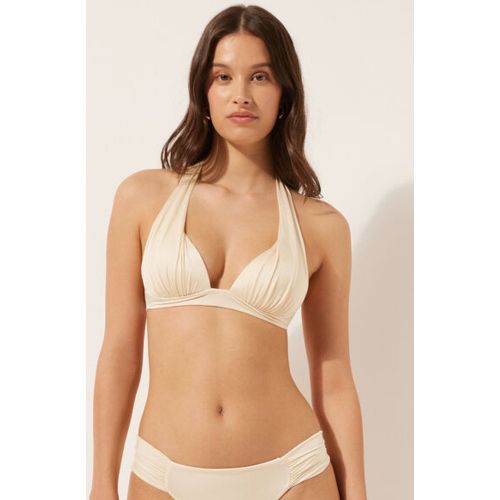 Haut de maillot triangle rembourré progressif Shiny Satin Taille XS / 1 - Calzedonia - Modalova