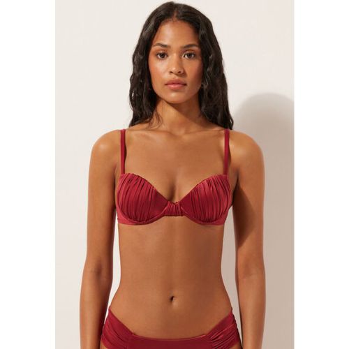 Haut de Bikini Push-Up Rembourré Shiny Satin Taille S / 2 - Calzedonia - Modalova
