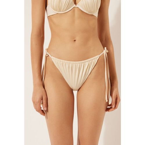 Bas de Maillot à Lanières Shiny Satin Taille L - Calzedonia - Modalova