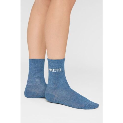 Chaussettes à paillettes avec inscription Taille TAILLE UNIQUE - Calzedonia - Modalova