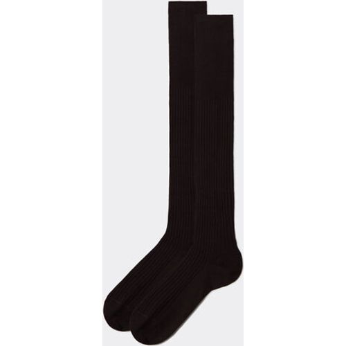 Chaussettes longues côtelées avec fil d’Écosse Taille 40-41 - Calzedonia - Modalova
