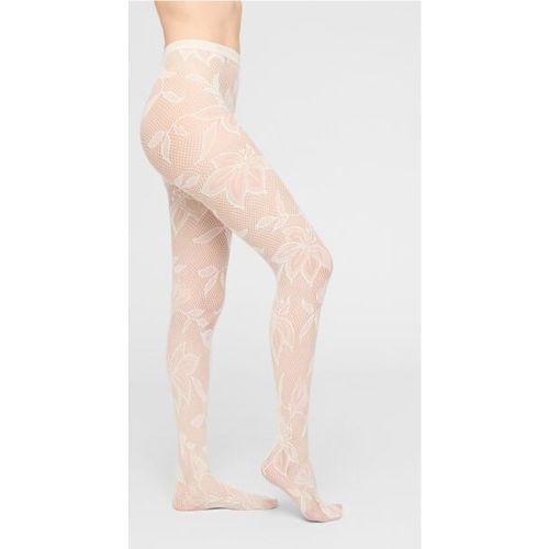 Collant en dentelle à grosses fleurs Taille XS/S - Calzedonia - Modalova