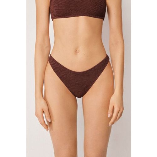 Bas de maillot brésilien Crinkle Waves Taille M - Calzedonia - Modalova