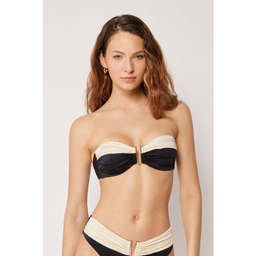 Haut de Maillot de Bain Bandeau Elegant Bicolor Taille S / 2 - Calzedonia - Modalova