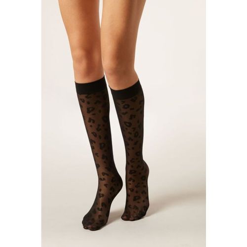 Mis-Bas Voile à Motif Fantaisie Animalier Taille TAILLE UNIQUE - Calzedonia - Modalova