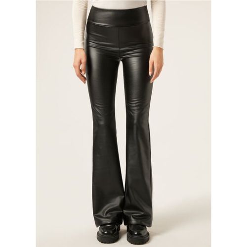 Pantalon Pattes d’éléphant Polaires Effet Enduit Taille M - Calzedonia - Modalova