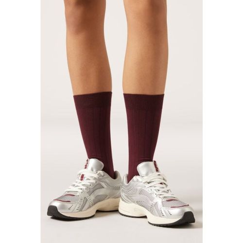 Chaussettes Mi-hautes Côtelées Taille TAILLE UNIQUE - Calzedonia - Modalova