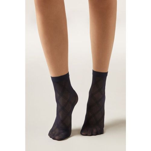 Chaussettes à Motif Losange Taille TAILLE UNIQUE - Calzedonia - Modalova