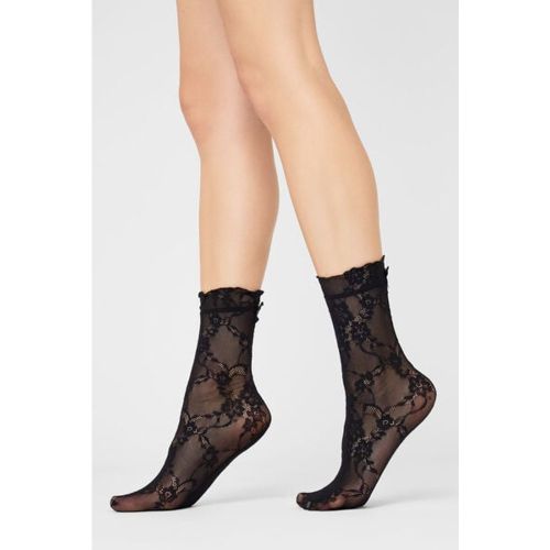Chaussettes en Dentelle à Fleurs Taille TAILLE UNIQUE - Calzedonia - Modalova