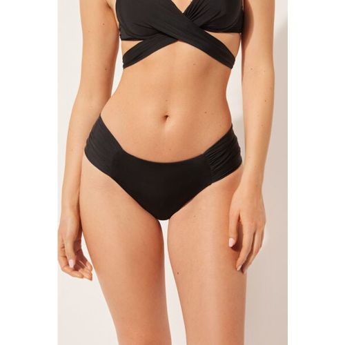 Bas de maillot avec drapé Indonesia Taille S - Calzedonia - Modalova