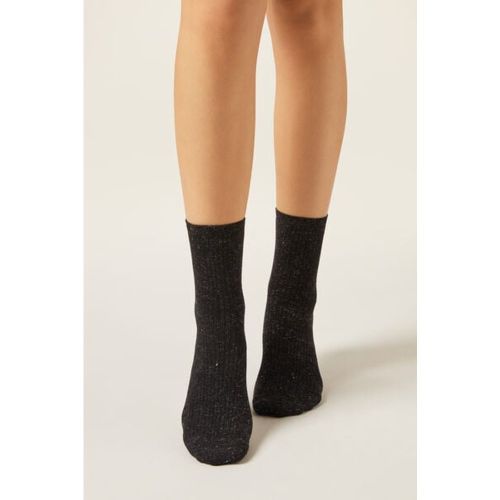Chaussettes courtes en cachemire à paillettes Taille TAILLE UNIQUE - Calzedonia - Modalova