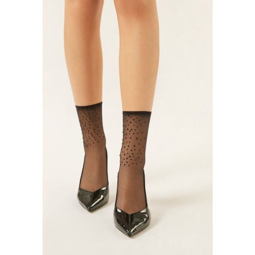 Chaussettes Courtes Voile à Strass Taille TAILLE UNIQUE - Calzedonia - Modalova