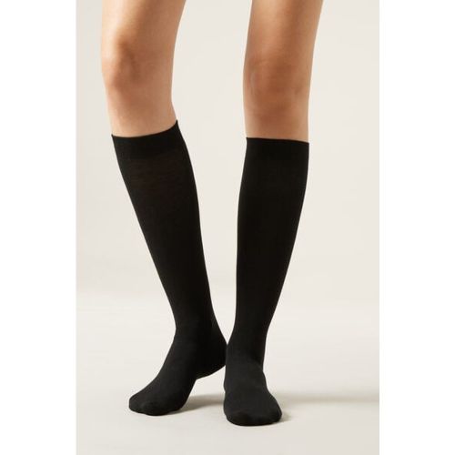 Chaussettes longues en coton Taille Taille Unique - Calzedonia - Modalova