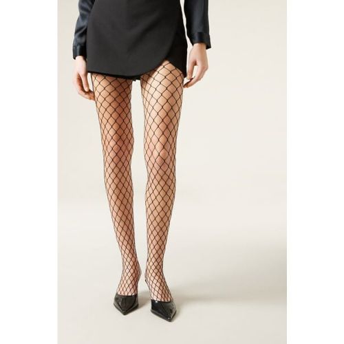 Collant en résille Large Taille S/M - Calzedonia - Modalova