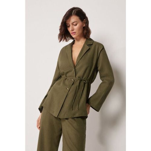 Veste coupe ample avec lin Taille M - Calzedonia - Modalova