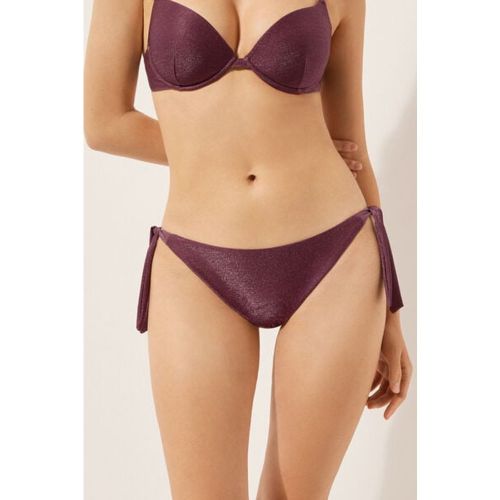 Bas de maillot à nœuds Golden Glow Taille M - Calzedonia - Modalova