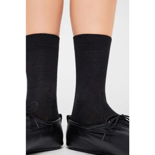 Chaussettes avec cachemire en maille Taille TAILLE UNIQUE - Calzedonia - Modalova