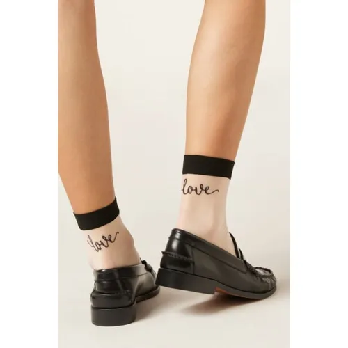 Chaussettes voile « Love » Taille TAILLE UNIQUE - Calzedonia - Modalova