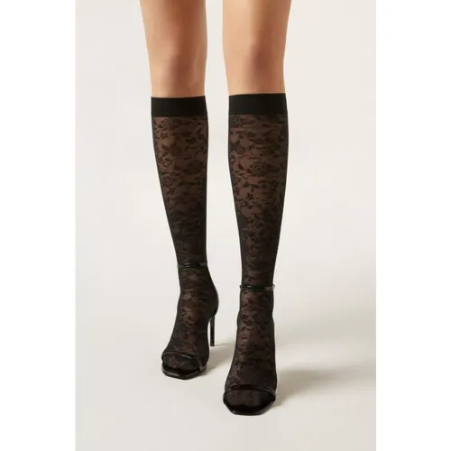 Chaussettes Hautes en Dentelle Taille TAILLE UNIQUE - Calzedonia - Modalova