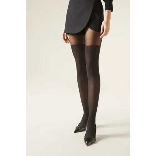 Collant Effet Chaussettes Hautes Taille S - Calzedonia - Modalova