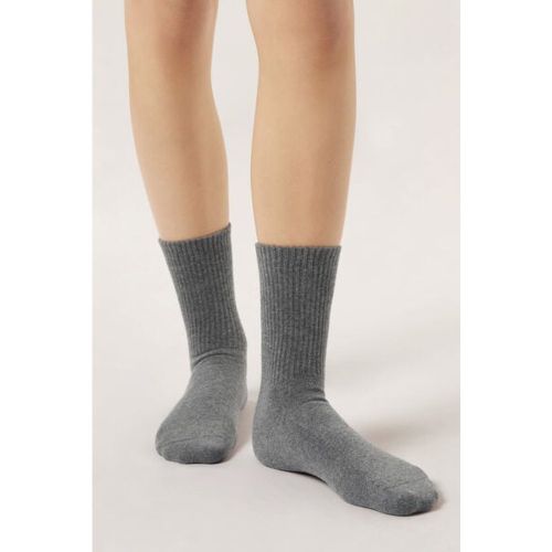 Chaussettes de sport courtes en coton unisexes Taille 42-44 - Calzedonia - Modalova