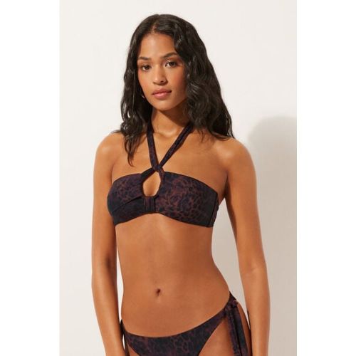 Haut de bikini bandeau Dark Animalier Taille S / 2 - Calzedonia - Modalova