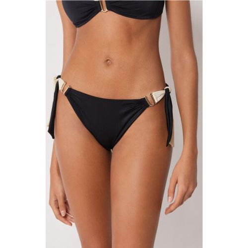 Bas de Maillot de Bain avec nœuds Elegant Bicolore Taille L - Calzedonia - Modalova