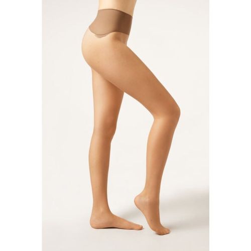 Collant voile Matt Invisible Make Up Effect 15 deniers Taille L - Calzedonia - Modalova