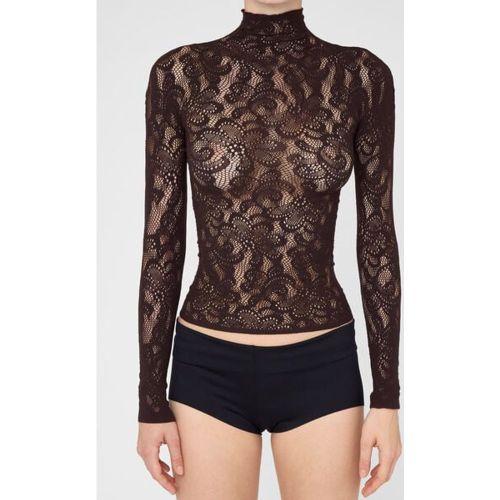 Top en Résille à Fleurs Pop Taille M/L - Calzedonia - Modalova