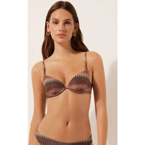 Haut de Maillot Push-up Golden Chevron Taille M / 3 - Calzedonia - Modalova