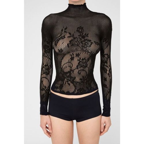 Top en Résille Fleurs Taille M/L - Calzedonia - Modalova