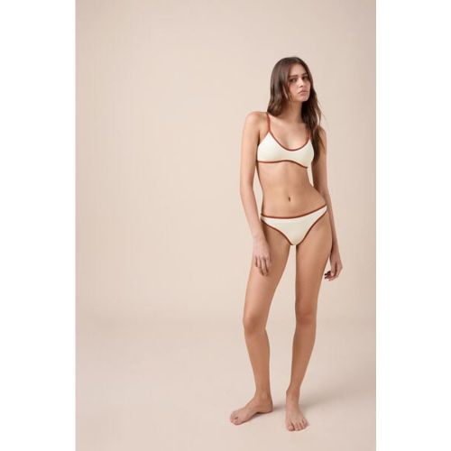 Bas de maillot Bicolor Piping Taille L - Calzedonia - Modalova