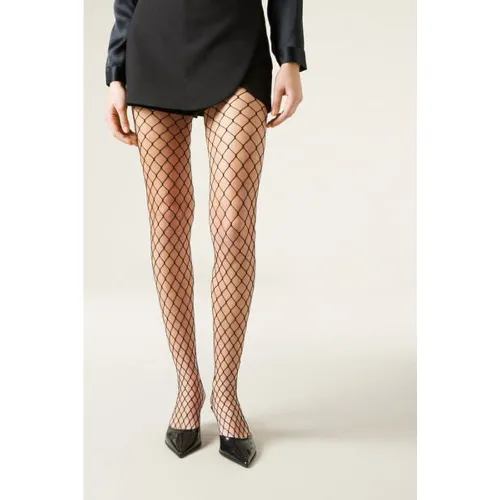 Collant en résille Large Taille S/M - Calzedonia - Modalova