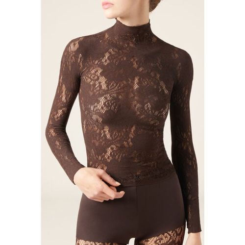 Haut en Dentelle Fleurs Taille M/L - Calzedonia - Modalova