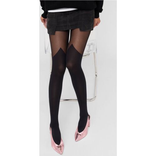 Collants Effet Chaussettes Hautes Taille XL - Calzedonia - Modalova
