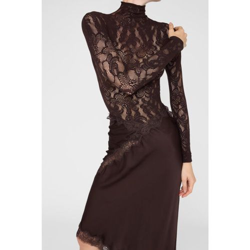 Top en Résille à Fleurs Pop Taille M/L - Calzedonia - Modalova