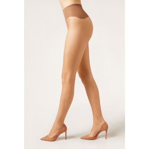 Collant voile Matt Invisible Effet Make Up 15 deniers Taille XS/S - Calzedonia - Modalova
