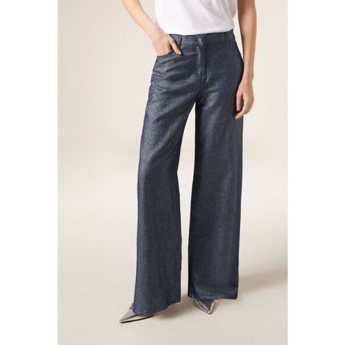 Jean Palazzo Ultralight Glitter Taille L - Calzedonia - Modalova