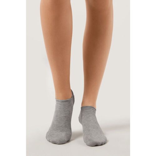 Chaussettes invisibles en coton doux unisexes Taille 44-45 - Calzedonia - Modalova